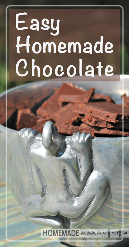 Easy Homemade Chocolate | www.homemademommy.net