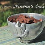 How to Make Homemade Chocolate via Homemade Mommy