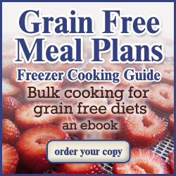 Grain Free Meal Plans Freezer Cooking Guide, an e-book