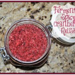 Fermented Spicy Cranberry Relish by Homemade Mommy