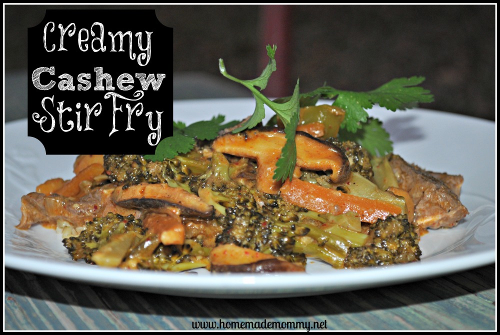 Fun With Leftovers – Creamy Cashew Stir Fry