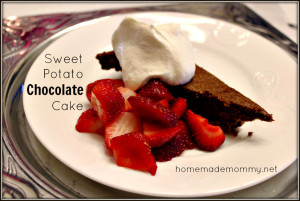 Sweet Potato Chocolate Cake via Homemade Mommy