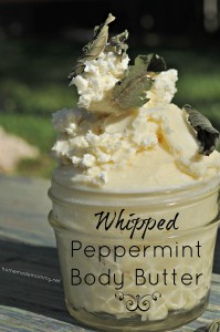 Whipped Peppermint Tallow Body Butter via Homemade Mommy