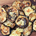 Cheesy Eggplant Chips