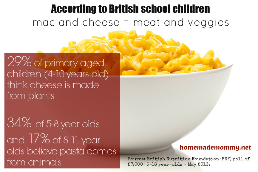 Survey Shows Children Know Little About Food