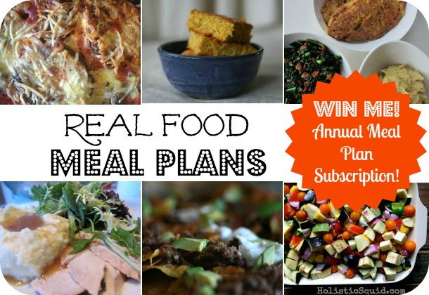 Giveaway Winner: Real Food or Paleo Annual Meal Plan Subscription – $72 Value!