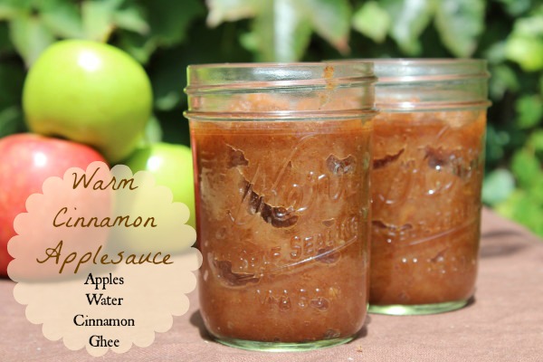 Warm Cinnamon Applesauce