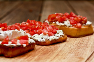 polenta bruschetta