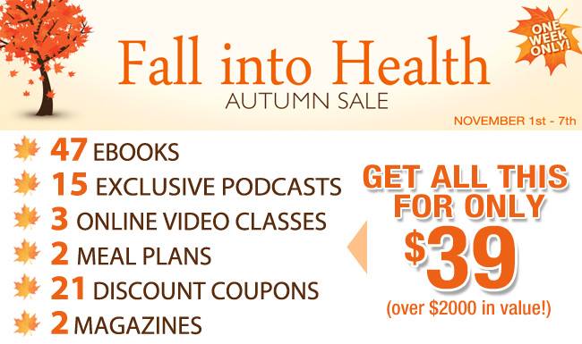 Fall Into Health Sale $2000 value for $39