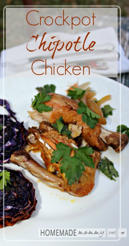 Crockpot Chipotle Chicken | www.homemademommy.net