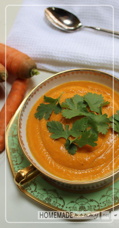 Carrot Ginger Soup | www.homemademommy.net