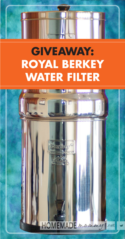 Want to WIN a Royal Berkey? Enter this Giveaway from | www.homemademommy.net