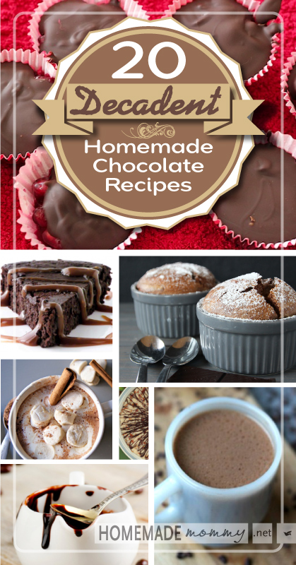 20 Decadent and Nutrient Dense Chocolate Recipes | www.homemademommy.net