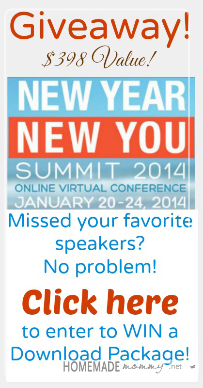 Giveaway New Year New You Summit Download Package $398 Value! | www.homemademommy.net