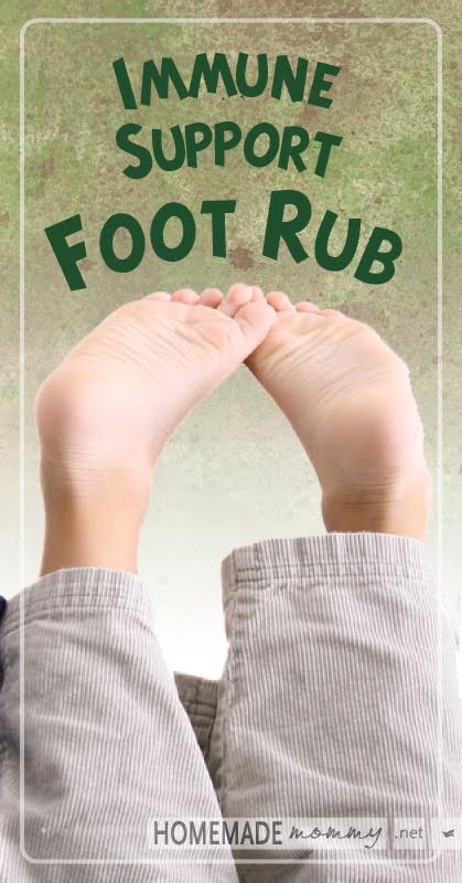 Immune Support Foot Rub | www.homemademommy.net