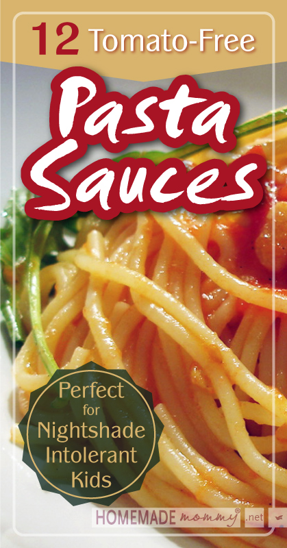 12 Tomato-Free Pasta Sauces | www.homemademommy.net