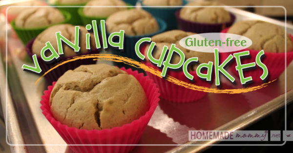 Gluten Free Basic Vanilla Cupcakes | www.homemademommy.net