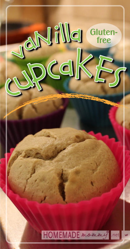 Gluten Free Basic Vanilla Cupcakes | www.homemademommy.net