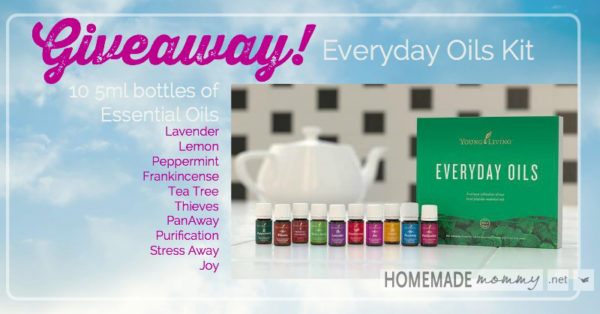 GIVEAWAY! Everyday Oils Kit! | www.homemademommy.net