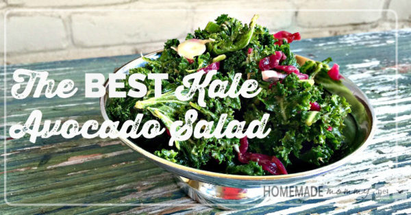 The BEST Kid Friendly Kale Salad | www.homemademommy.net