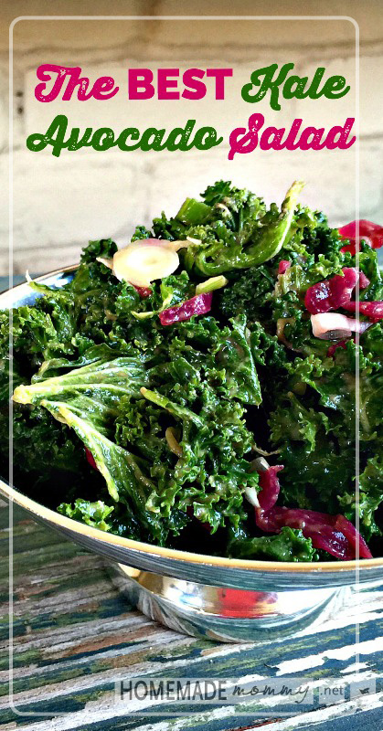 The BEST Kid Friendly Kale Salad | www.homemademommy.net