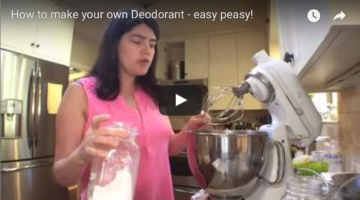 [VIDEO TUTORIAL] How to Make Homemade Deodorant